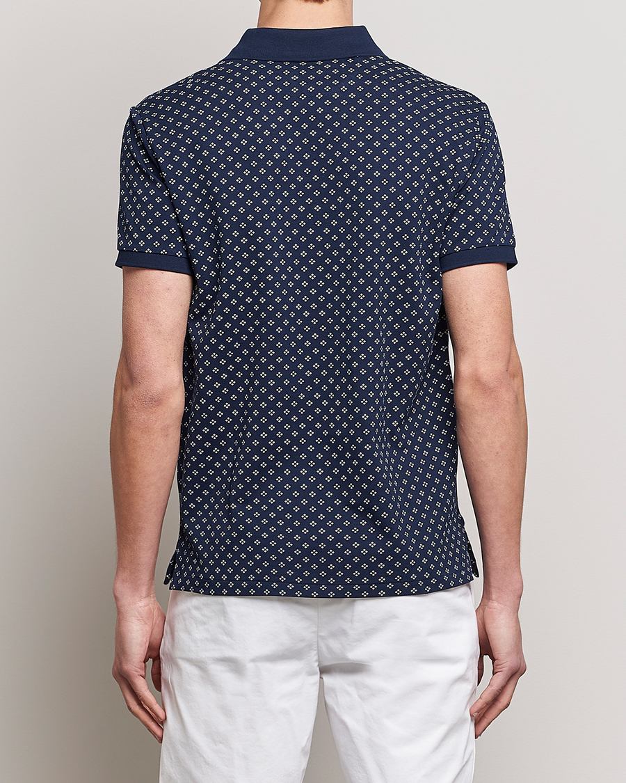 Herren | Poloshirts | Polo Ralph Lauren | Custom Slim Fit Diamond Dots Polo Newport Navy