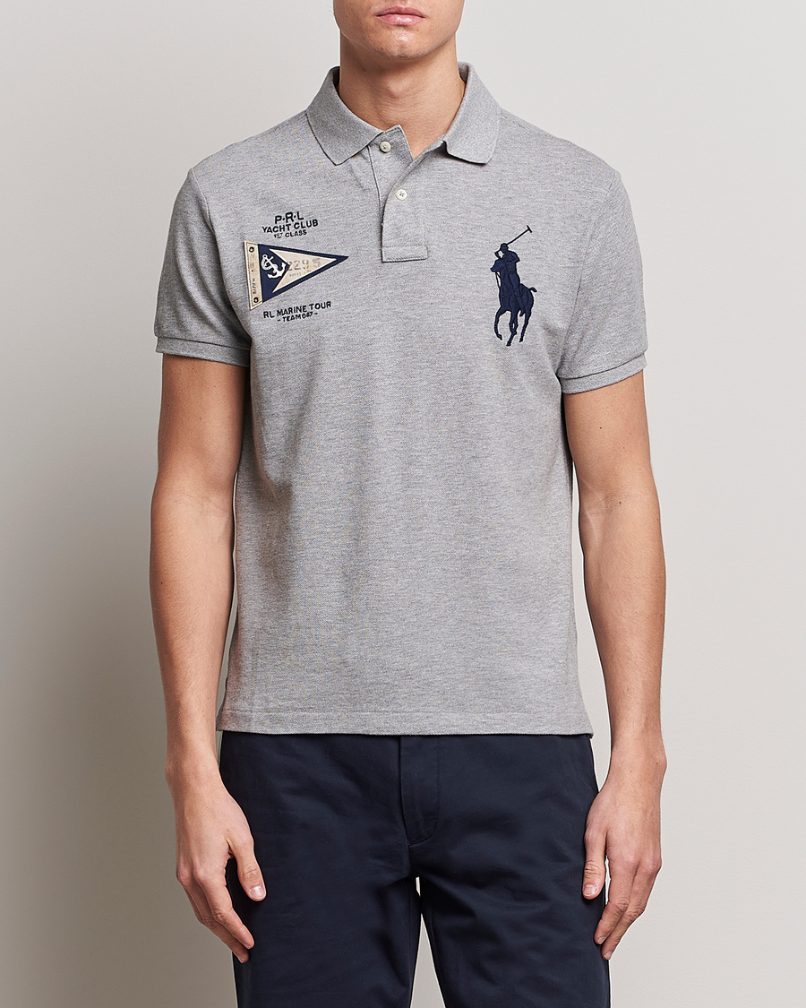 Herren | Poloshirts | Polo Ralph Lauren | Custom Slim Fit Regatta Polo Andover Heather