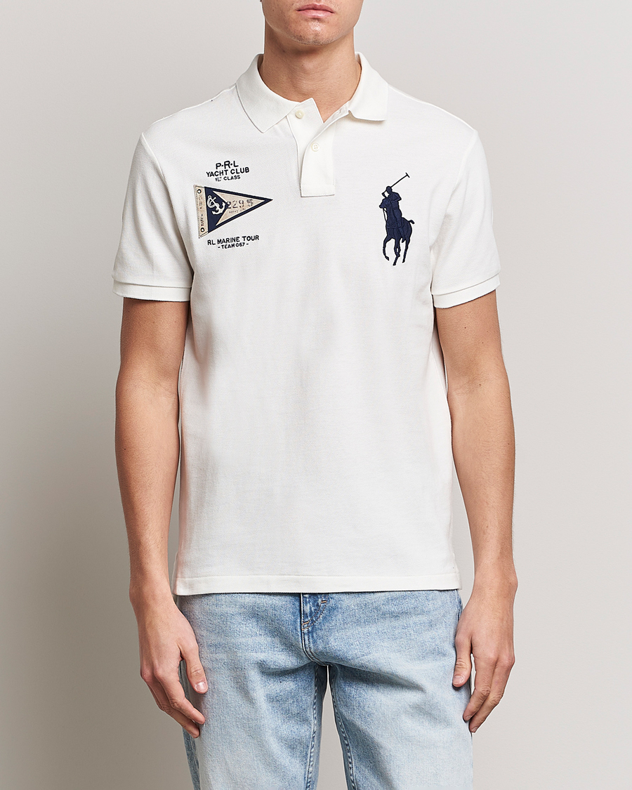 Herren | Poloshirts | Polo Ralph Lauren | Custom Slim Fit Regatta Polo Nevis White