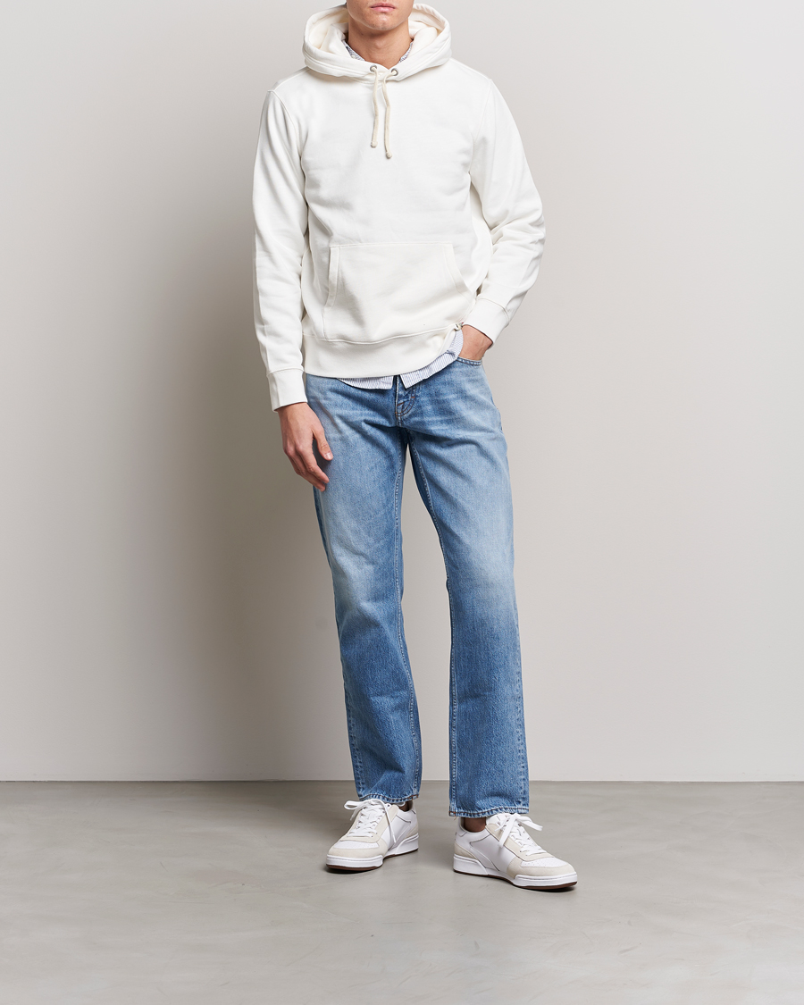 Herren | Pullover | Polo Ralph Lauren | Vintage Fleece Hoodie Deckwash White