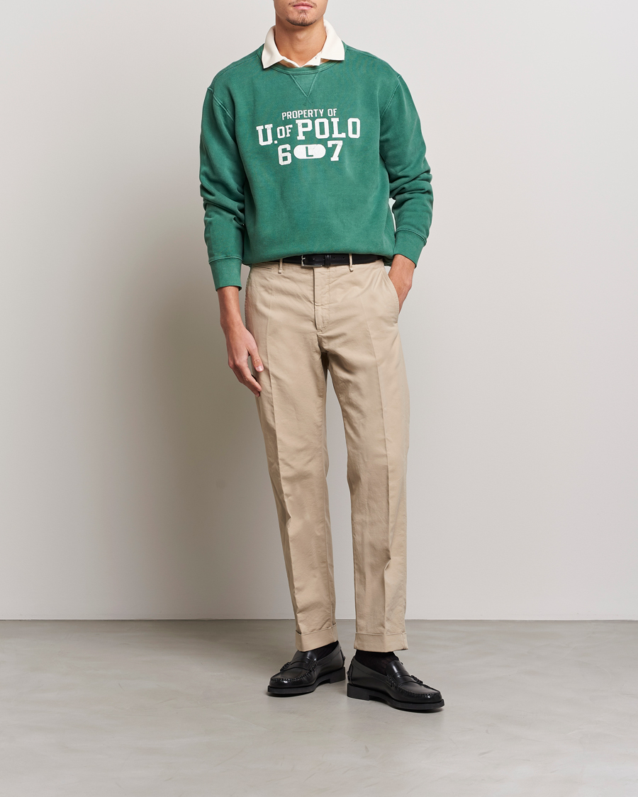 Herren | Pullover | Polo Ralph Lauren | Fleece Logo Sweatshirt Washed Forest