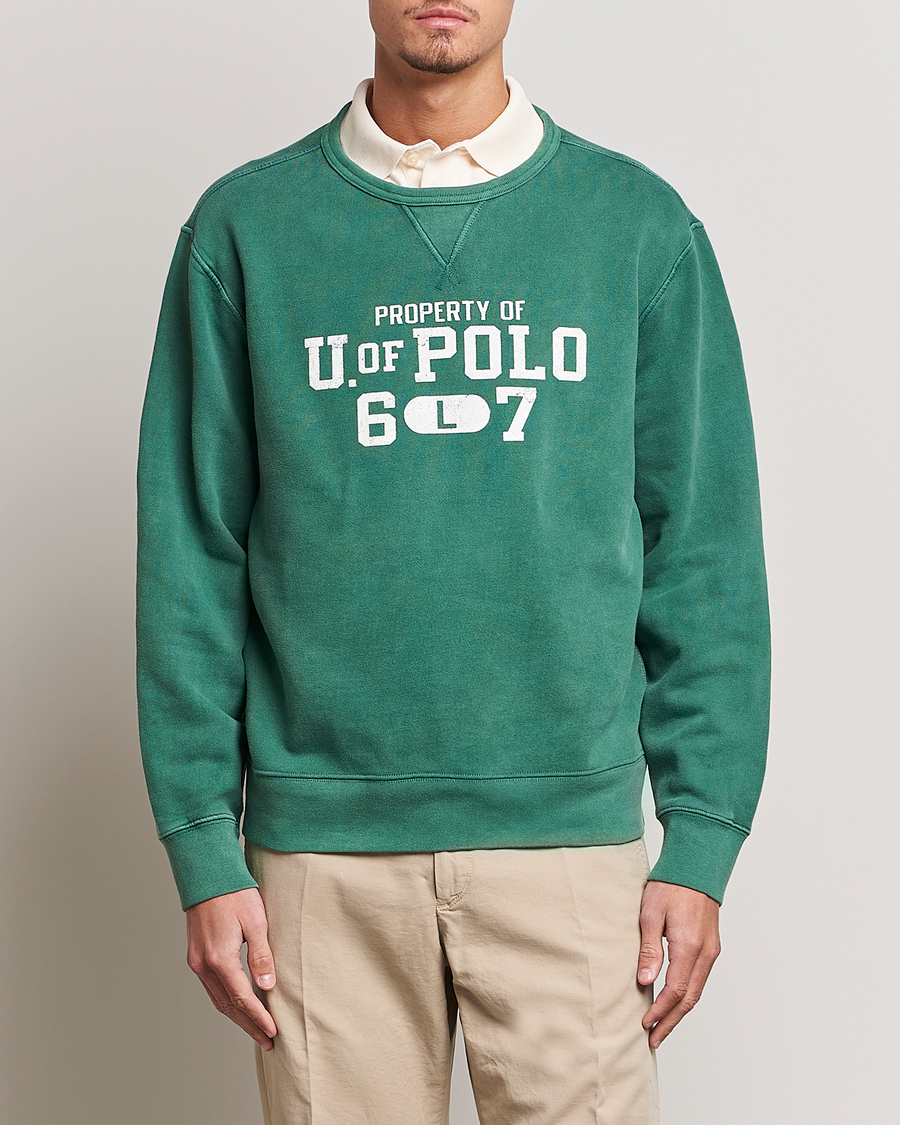 Herren | Pullover | Polo Ralph Lauren | Fleece Logo Sweatshirt Washed Forest