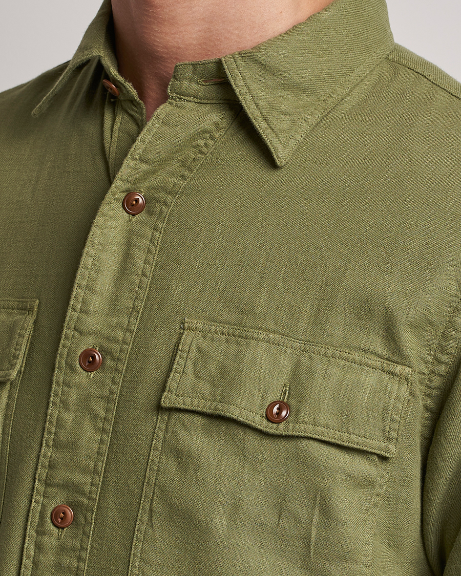 Herren | Hemden | Polo Ralph Lauren | Cotton Overshirt Sage Olive