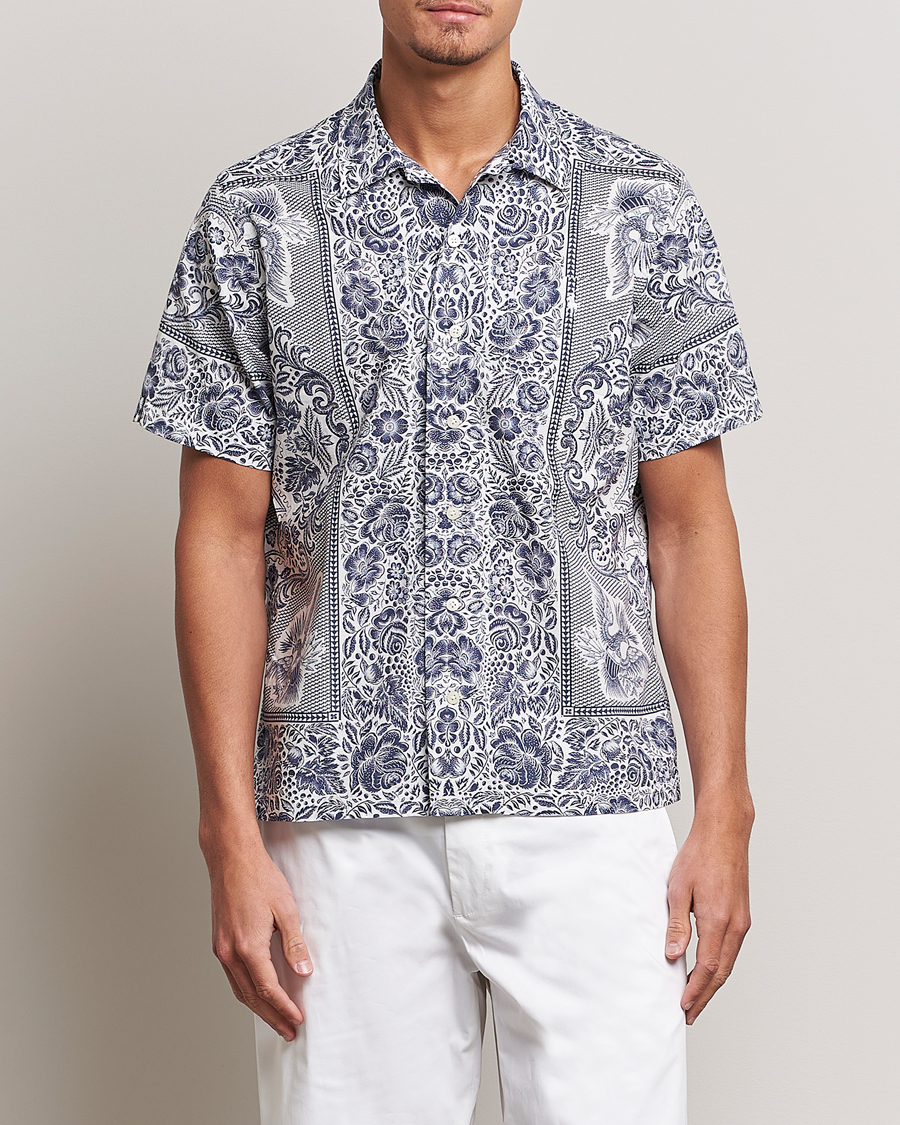 Herren | Hemden | Polo Ralph Lauren | Printed Paisley Short Sleeve Shirt Blue