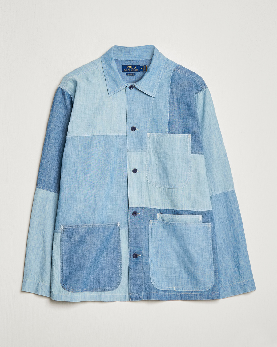 Herren | Jacken | Polo Ralph Lauren | Patchwork Denim Shirt Jacket Indigo