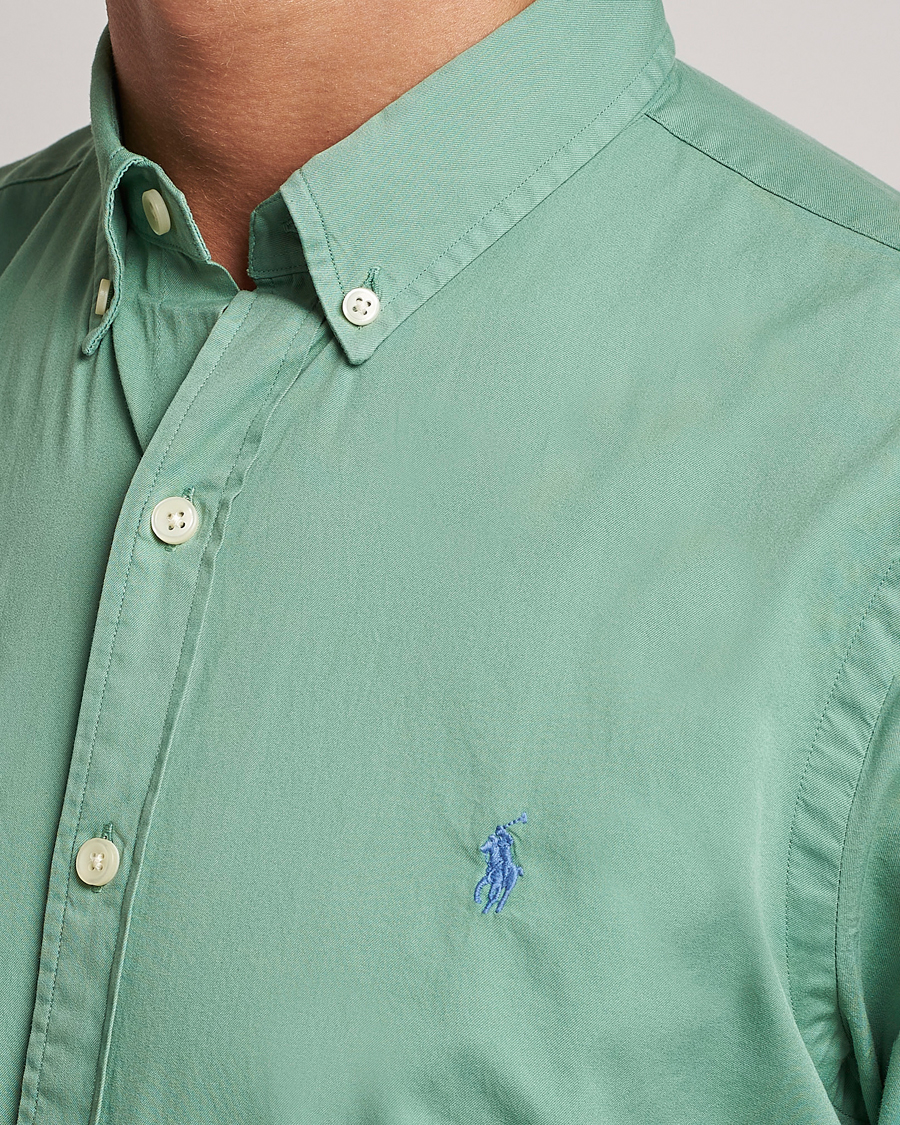 Herren | Hemden | Polo Ralph Lauren | Twill Short Sleeve Shirt Faded Mint