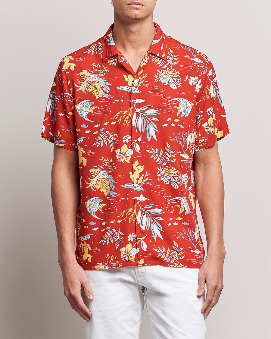 Herren | Hemden | Polo Ralph Lauren | Printed Flower Short Sleeve Shirt Sun Sand Surf