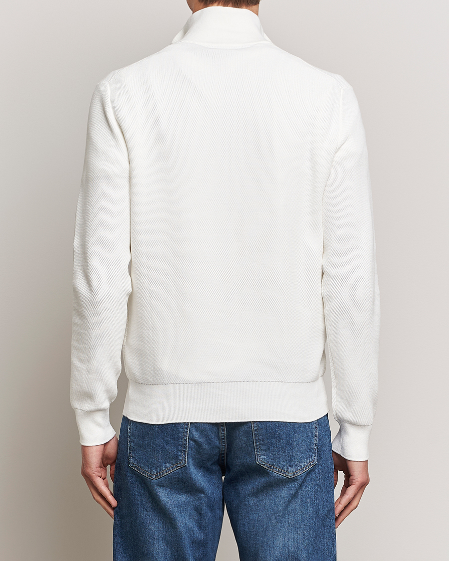 Herren | Pullover | Polo Ralph Lauren | Textured Half-Zip Deckwash White
