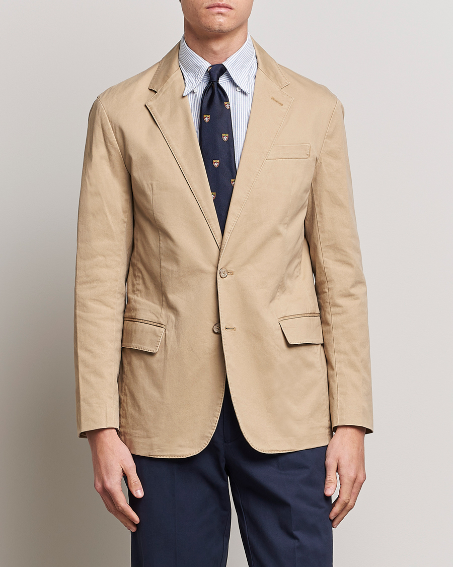 Herren | Business Casual | Polo Ralph Lauren | Cotton Stretch Sportcoat Monument Tan