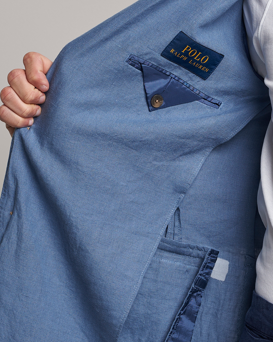 Herren | Sakkos | Polo Ralph Lauren | Linen Sportcoat Carson Blue