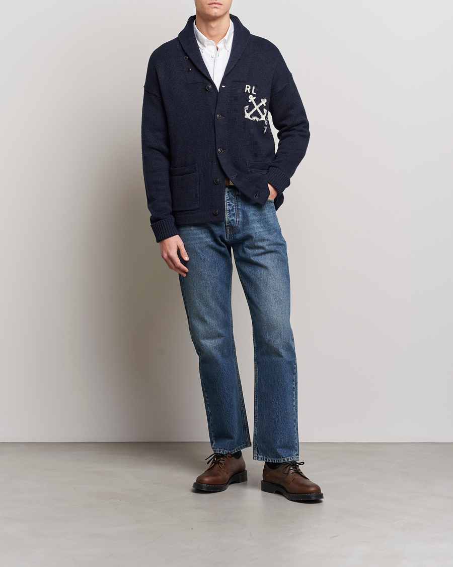 Herren | Pullover | Polo Ralph Lauren | RL Knitted Cardigan Navy