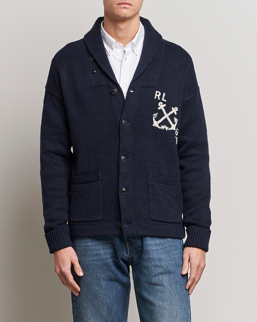 Herren | Pullover | Polo Ralph Lauren | RL Knitted Cardigan Navy