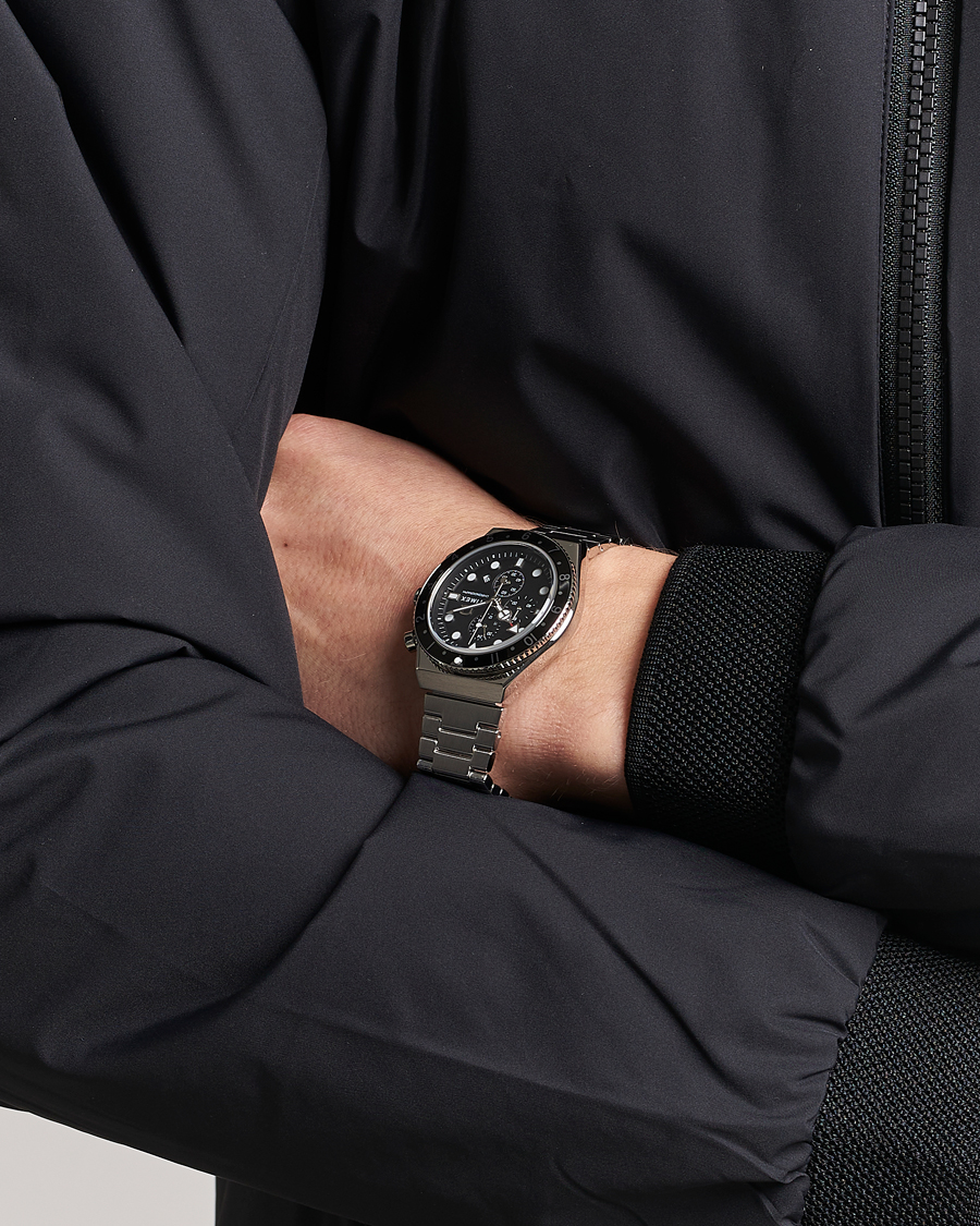 Herren | Timex Time Zone Chronograph 40mm Black Dial | Timex | Time Zone Chronograph 40mm Black Dial