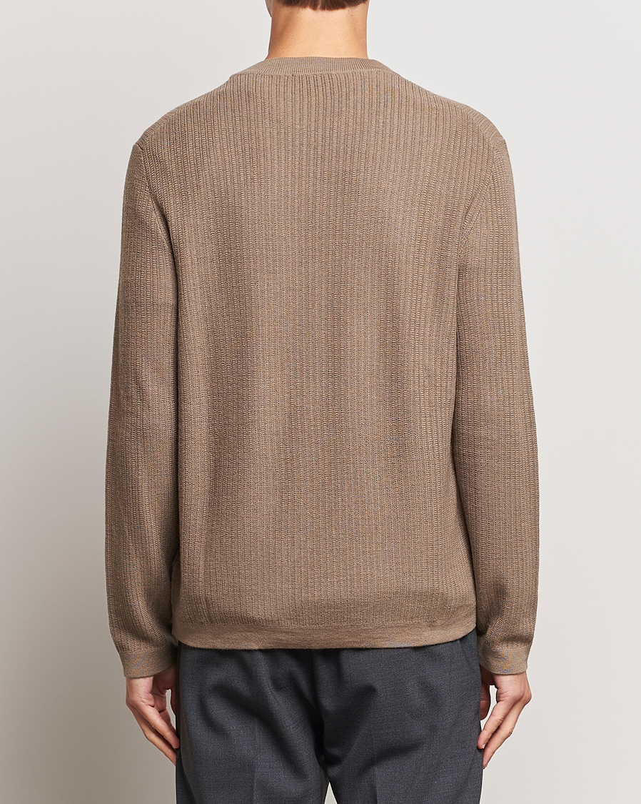 Herren | Pullover | Tiger of Sweden | Elssler Merino Pullover Olive Grey
