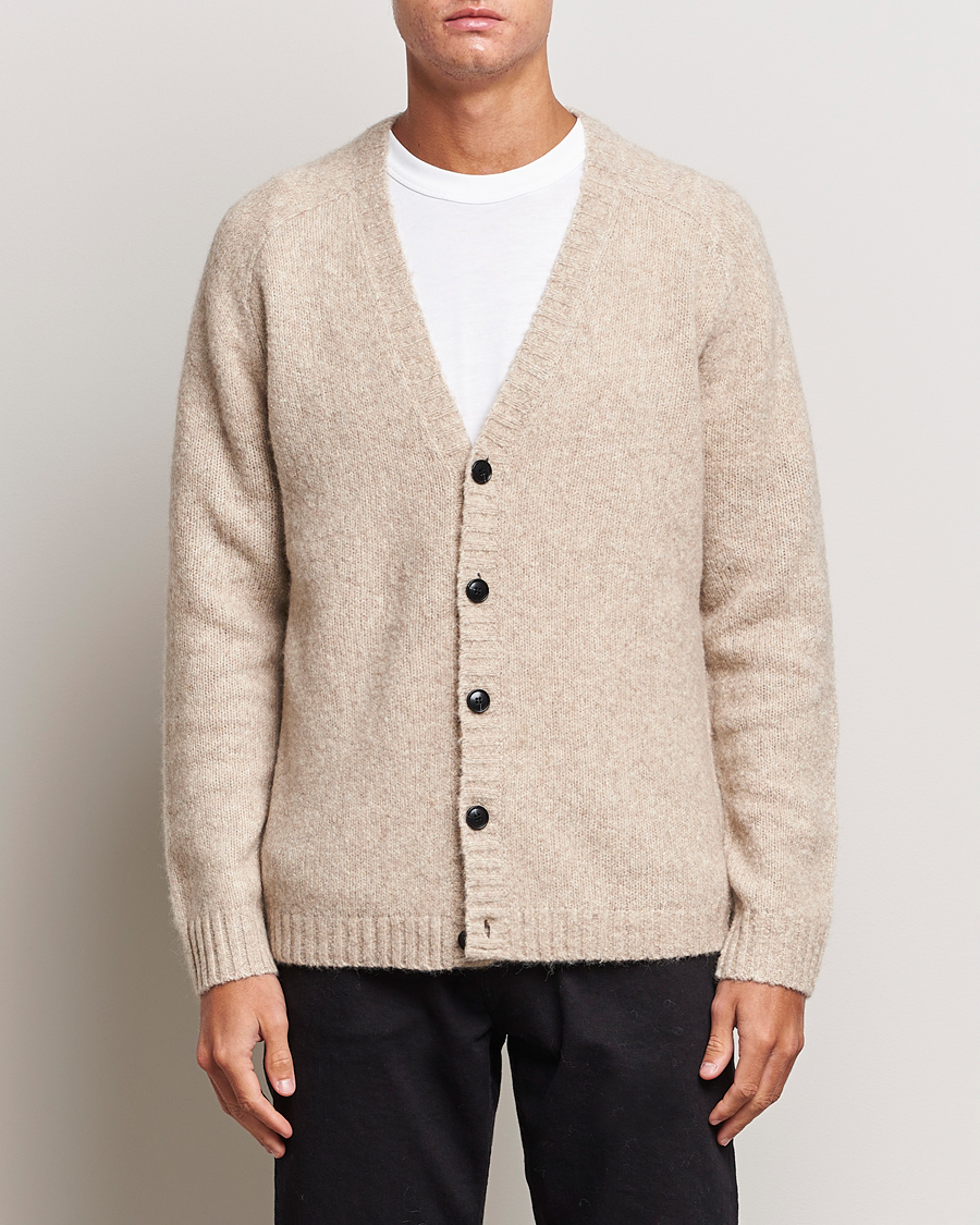 Herren | Pullover | Tiger of Sweden | Burris Cardigan Dry Sand