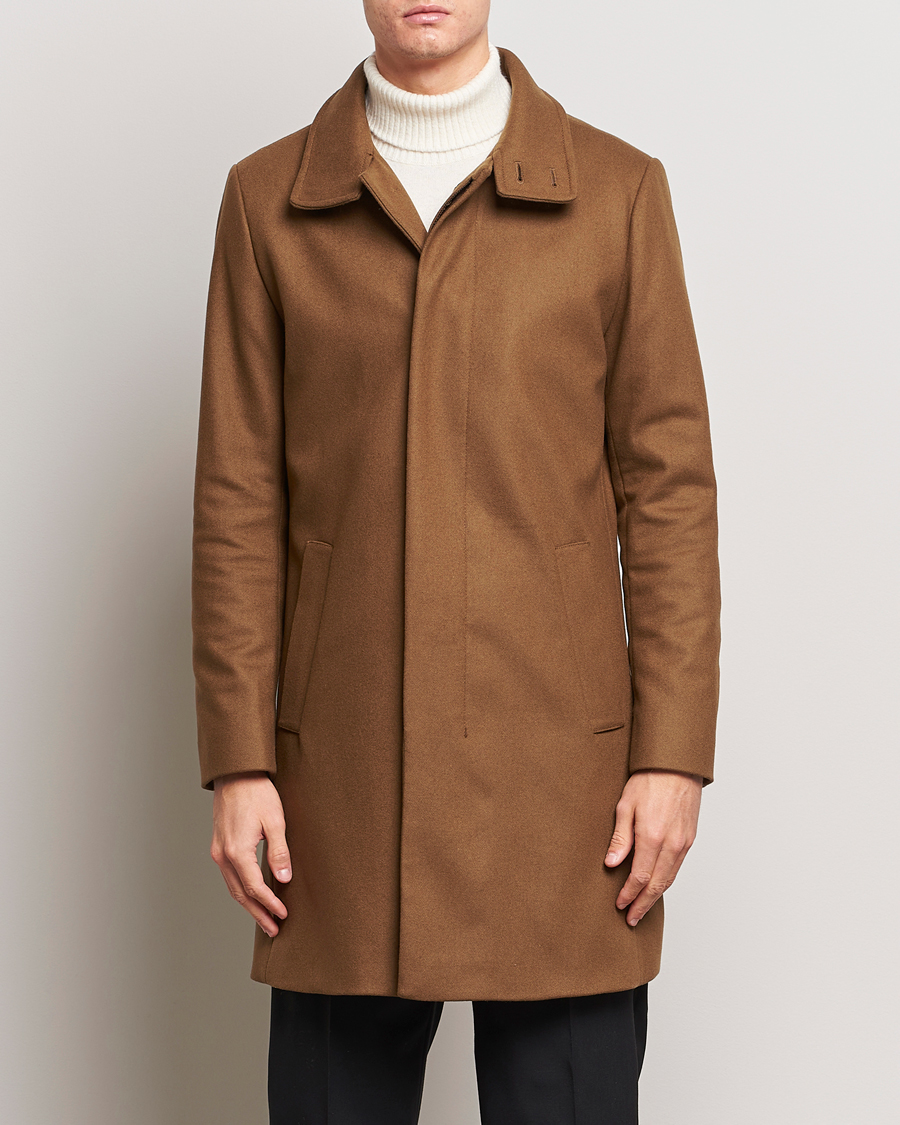 Herren | Jacken | Tiger of Sweden | Aleric Wool Coat Brown