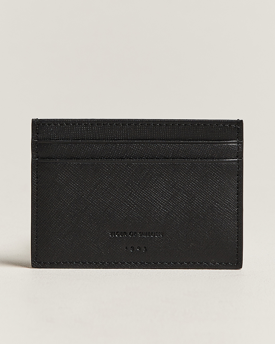 Herren | Tiger of Sweden Wharf Card Holder Black | Tiger of Sweden | Wharf Card Holder Black