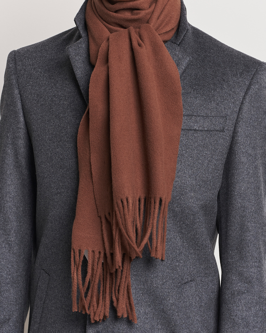 Herren | Tiger of Sweden Sylan Wool Scarf Golden Copper | Tiger of Sweden | Sylan Wool Scarf Golden Copper