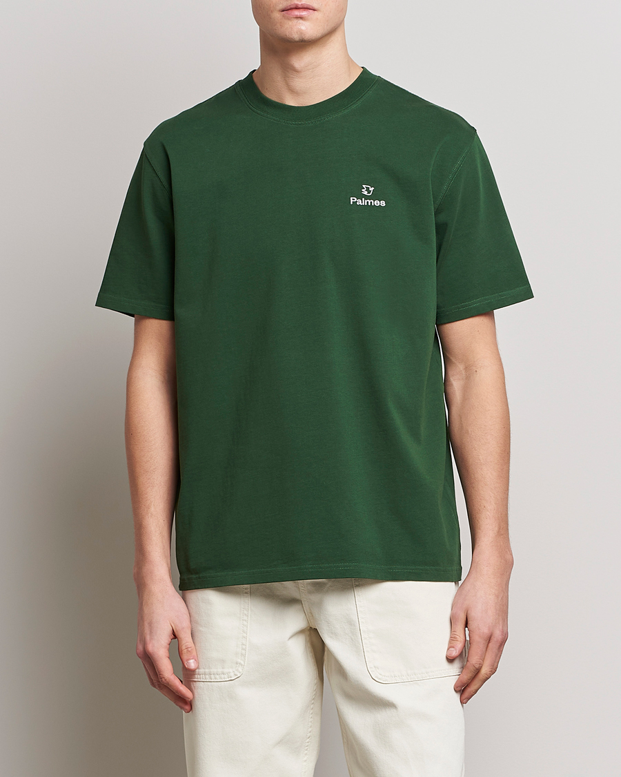 Herren | T-Shirts | Palmes | Allan T-Shirt Dark Green