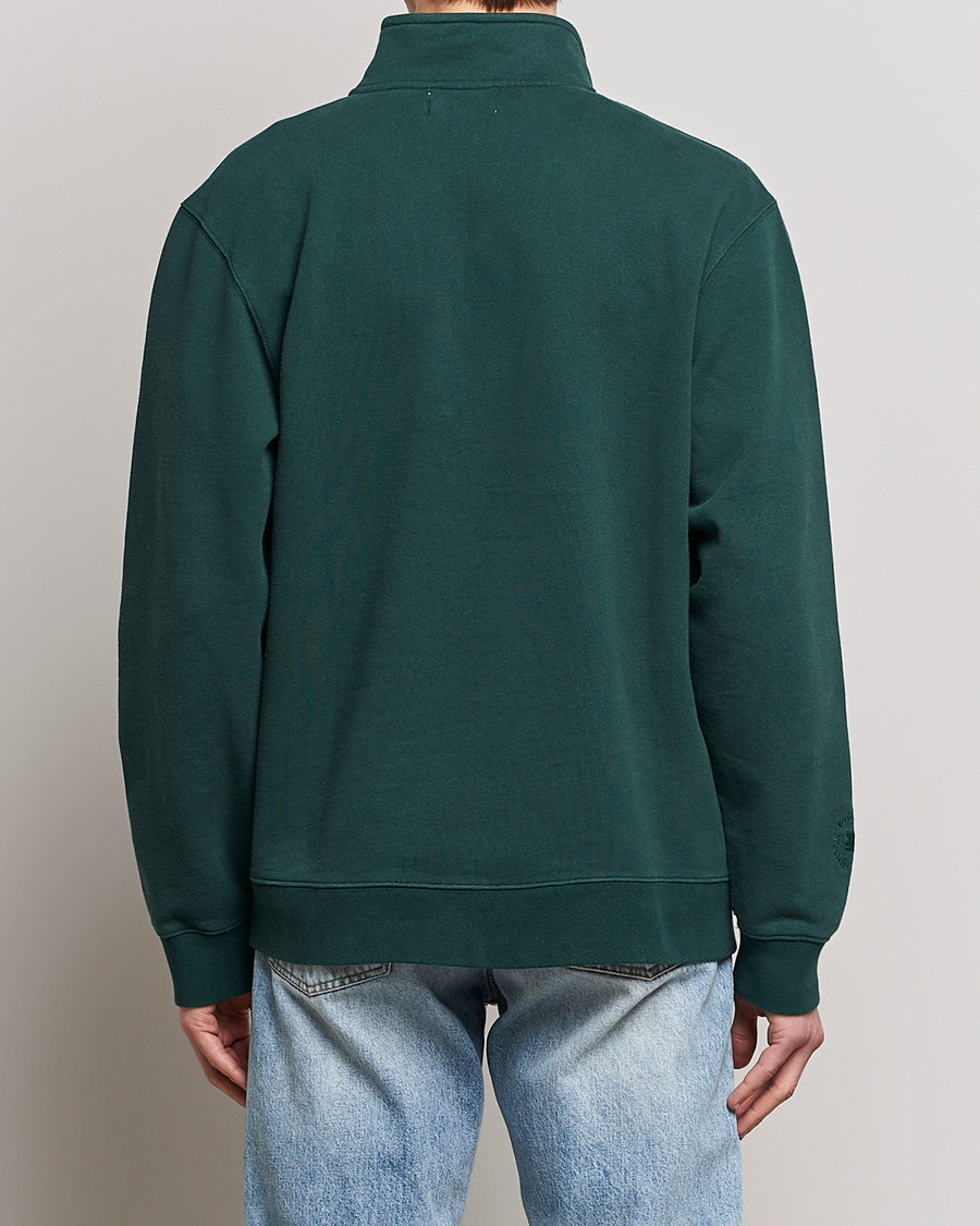 Herren | Pullover | Palmes | Jojo Zip Sweater Dark Green