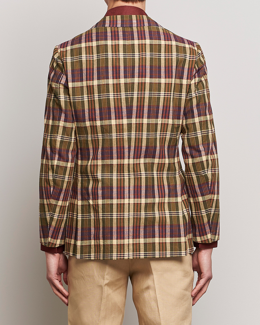 Herren | Sakkos | Beams F | Patch Pocket Blazer Dark Brown Madras