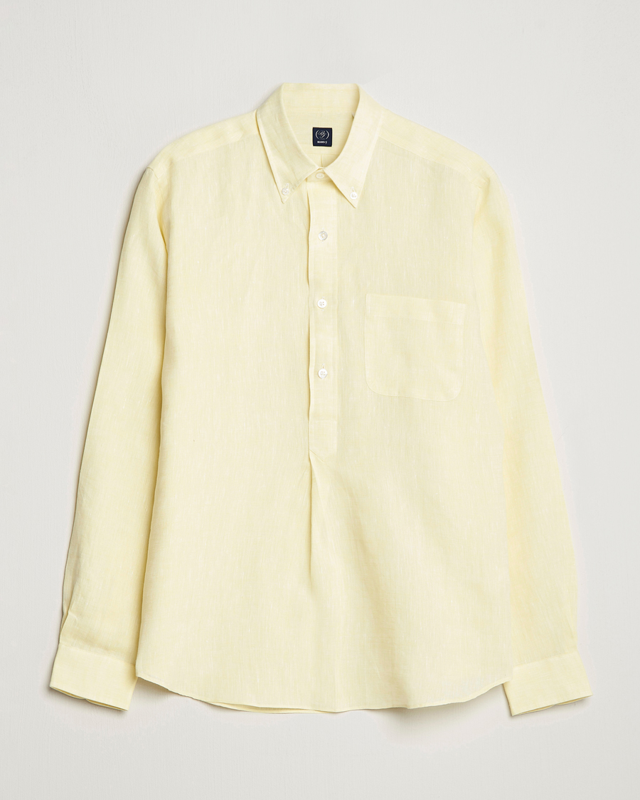Herren | Hemden | Beams F | Button Down Pullover Shirt Yellow