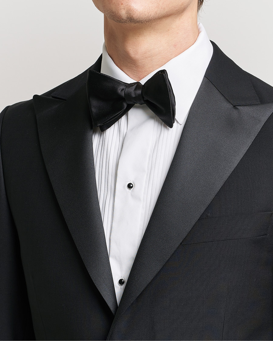 Herren | Business & Beyond | Eton | Pre-Tied Silk Bow Tie Black