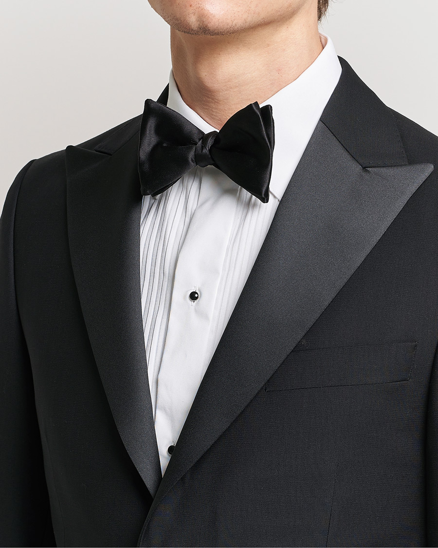 Herren | Business & Beyond | Eton | Self-Tie Silk Bow Tie Black