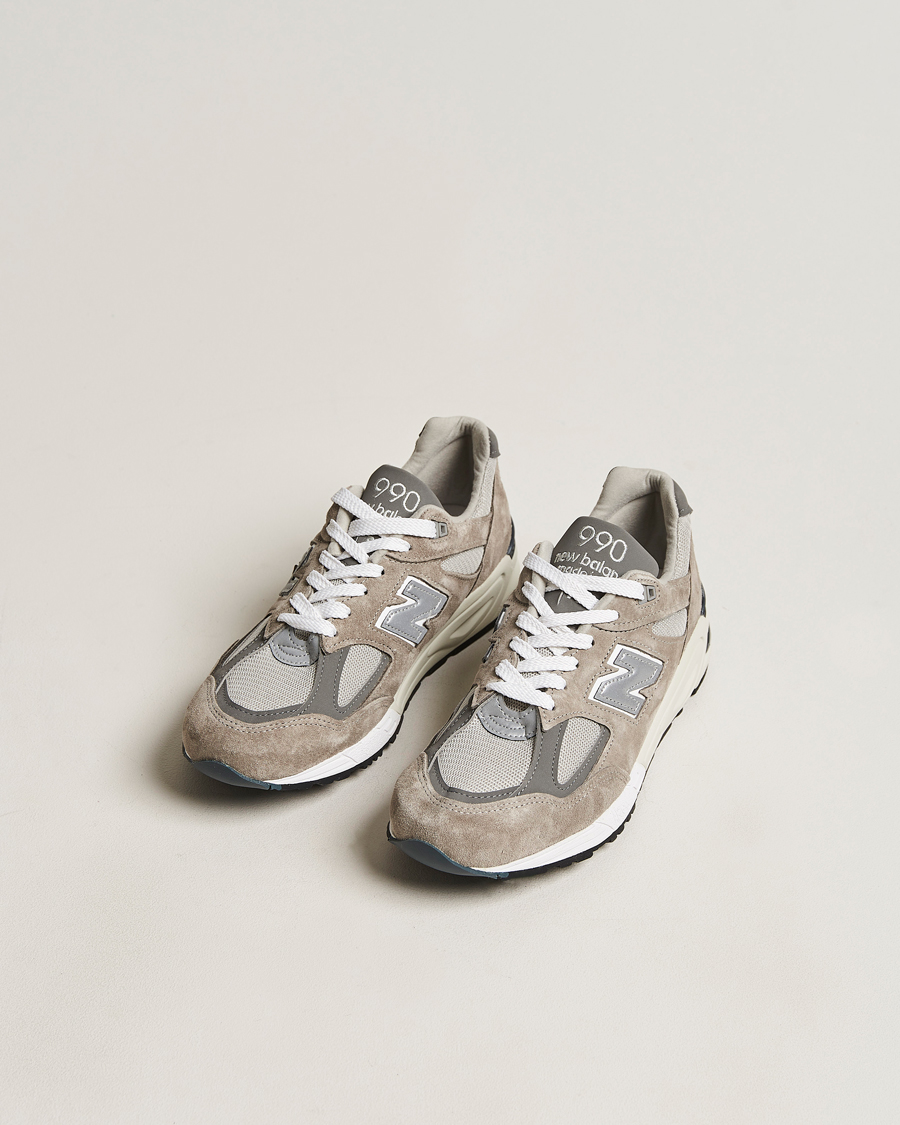 Herren | New Balance Made In USA 990 Sneakers Grey/White | New Balance | Made In USA 990 Sneakers Grey/White