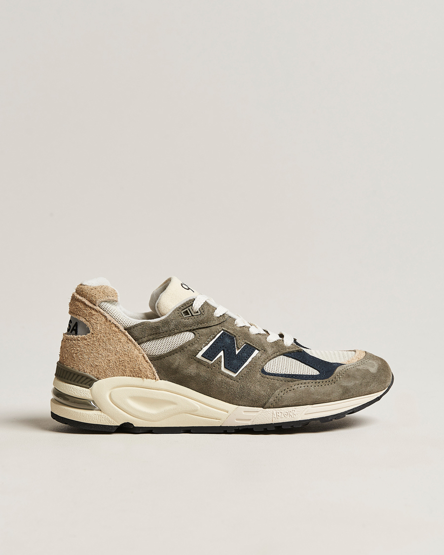 Herren | New Balance Made In USA 990 Sneakers Khaki/Beige | New Balance | Made In USA 990 Sneakers Khaki/Beige
