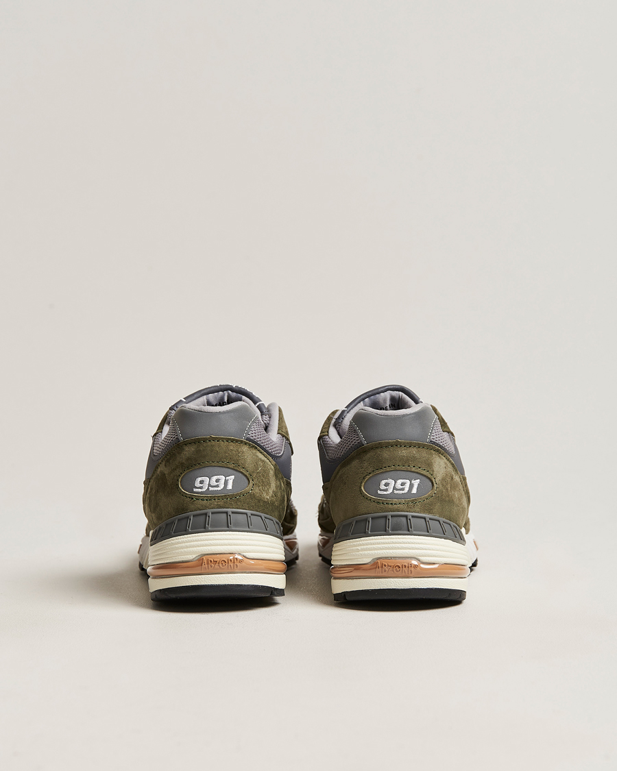 Herren | New Balance Made In UK 991 Sneakers Green/Grey | New Balance | Made In UK 991 Sneakers Green/Grey