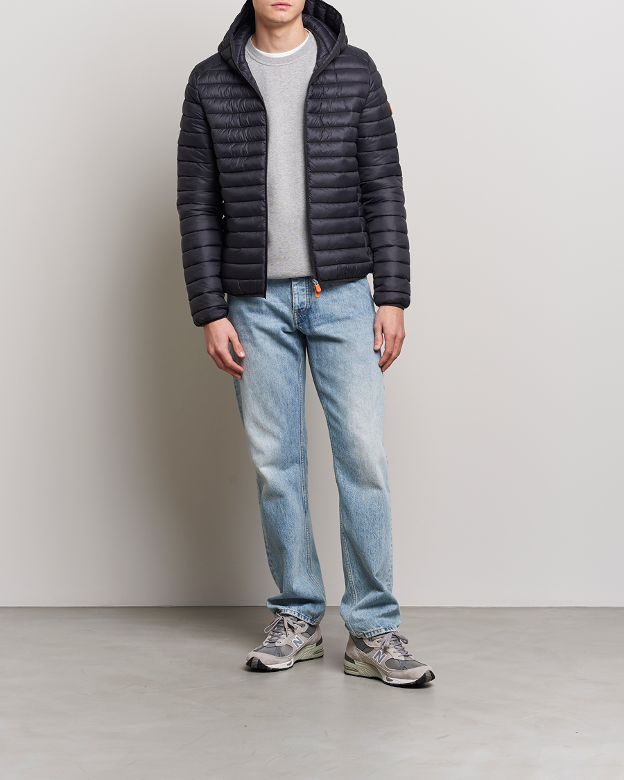 Herren | Jacken | Save The Duck | Duffy Lightweight Padded Hood Jacket Black