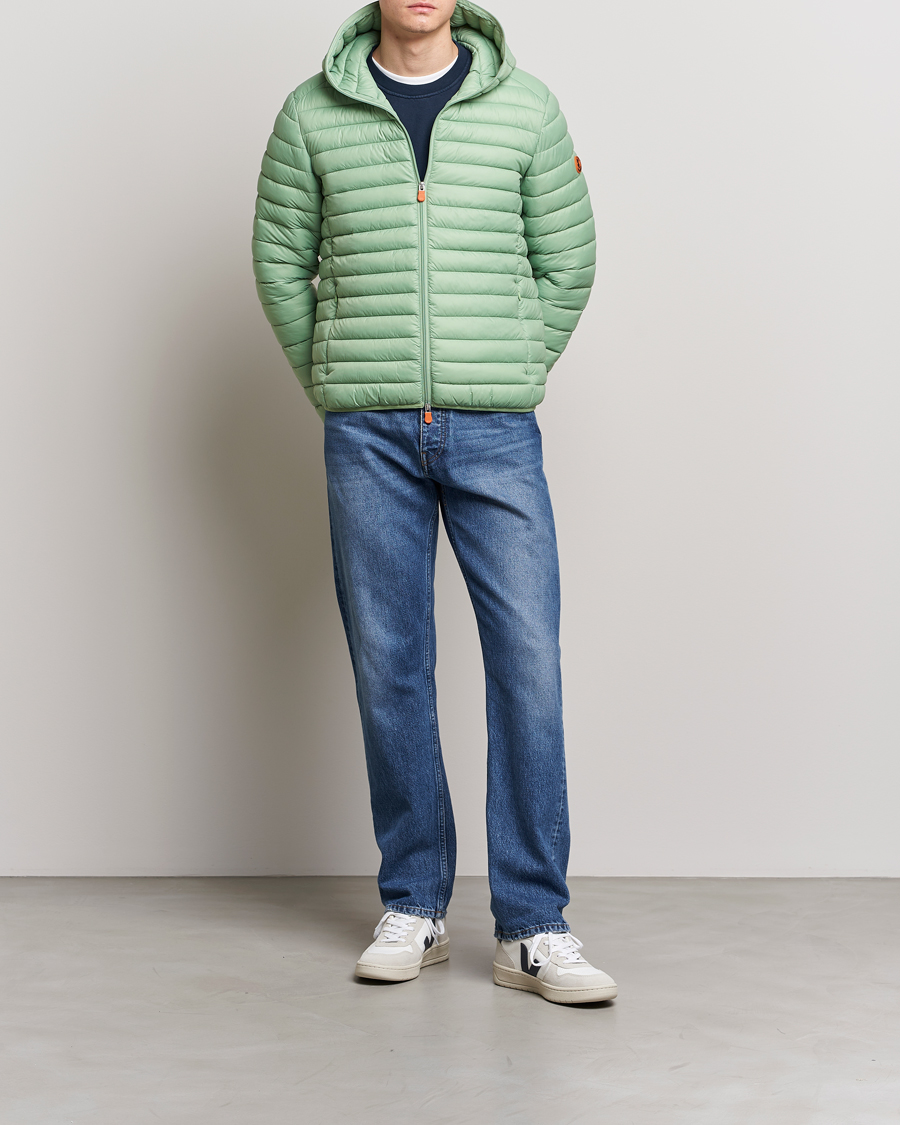 Herren | Jacken | Save The Duck | Duffy Lightweight Padded Hood Jacket Mint Green