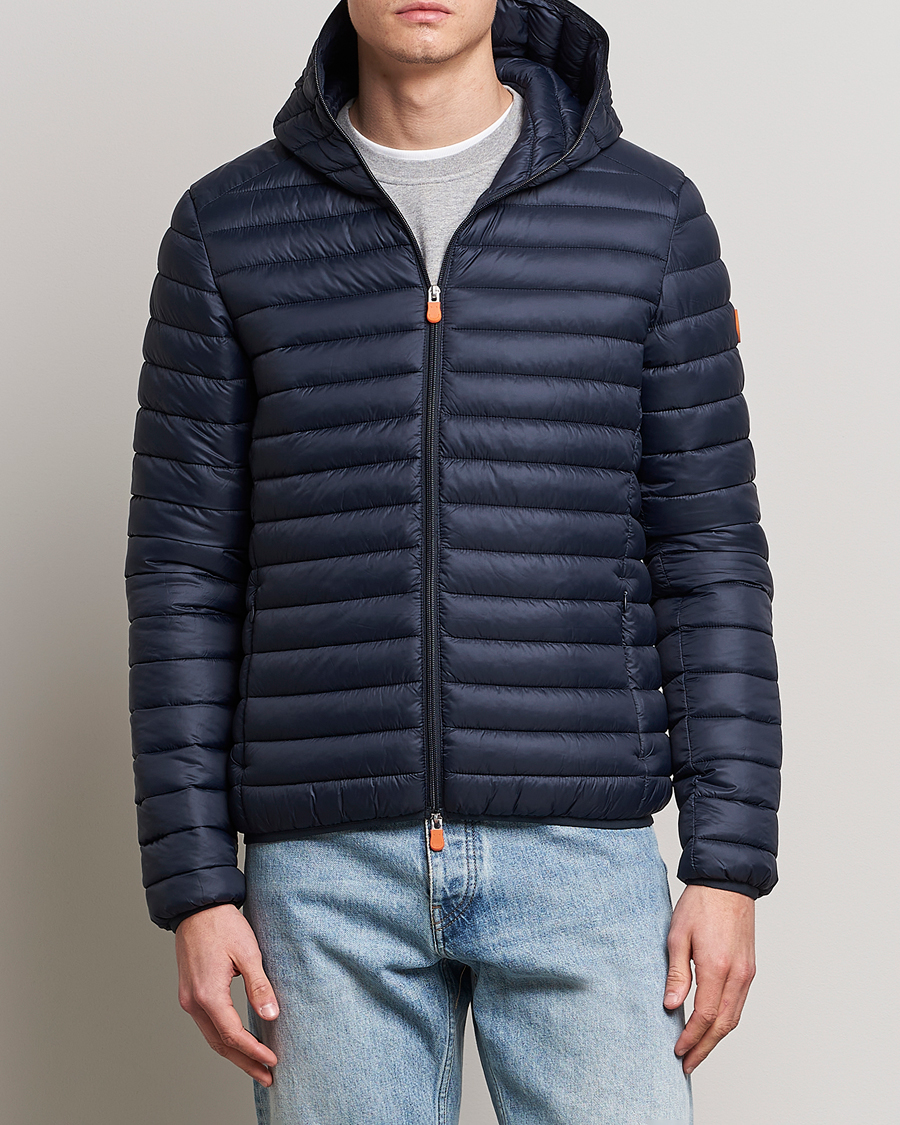 Herren | Jacken | Save The Duck | Duffy Lightweight Padded Hood Jacket Blue Black