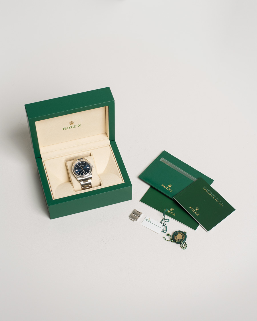 Herren | Pre-Owned & Vintage Watches | Rolex Pre-Owned | Oyster Perpetual 36 126000 Steel Blue