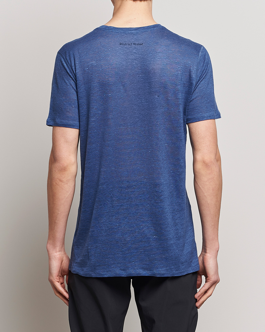 Herren | T-Shirts | District Vision | Suhka Hemp Short Sleeve T-Shirt Ocean Blue