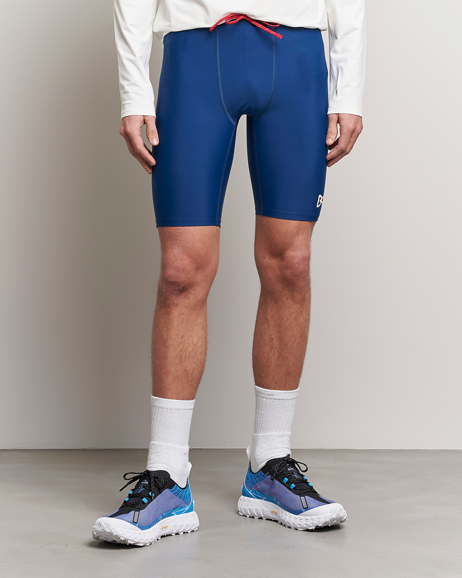 Herren | Shorts | District Vision | TomTom Half Tights Ocean Blue