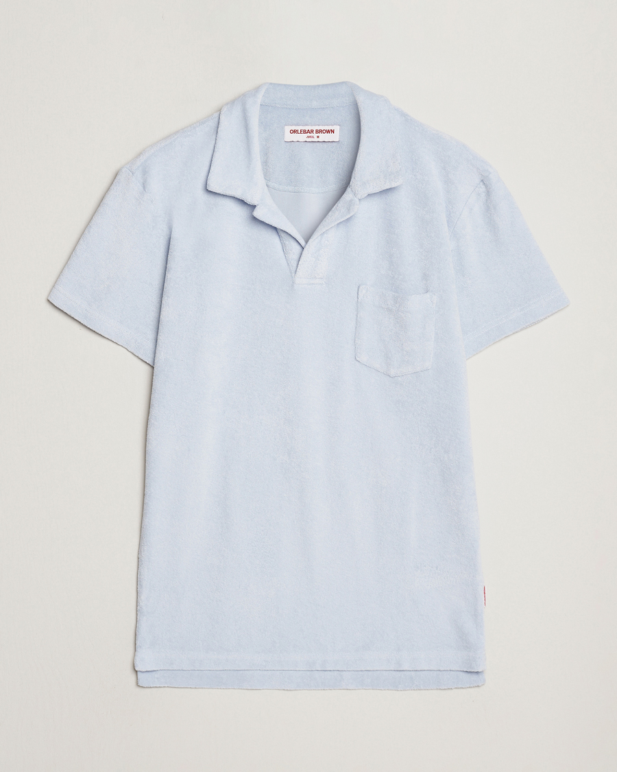 Herren | Poloshirts | Orlebar Brown | Terry Polo Light Island Sky