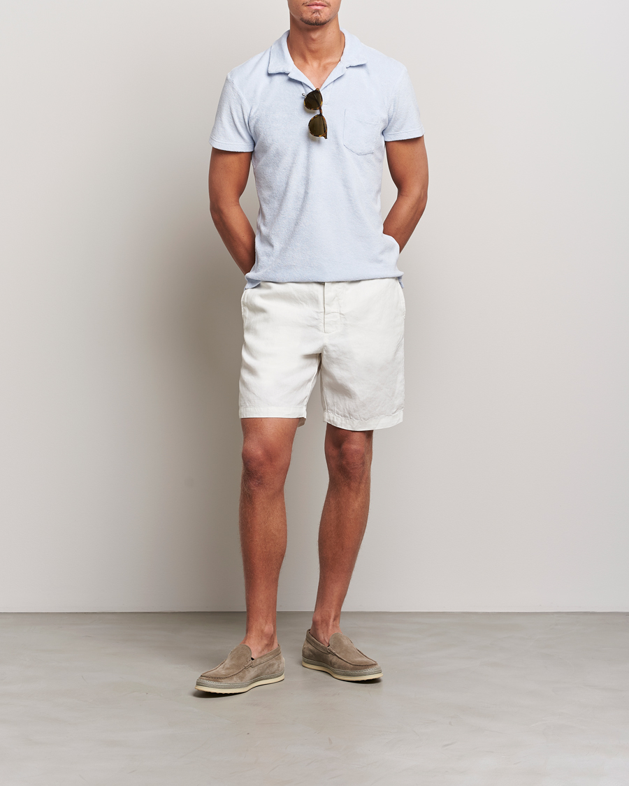 Herren | Poloshirts | Orlebar Brown | Terry Polo Light Island Sky