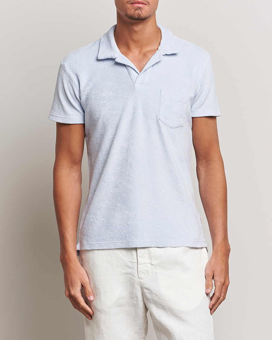 Herren | Poloshirts | Orlebar Brown | Terry Polo Light Island Sky