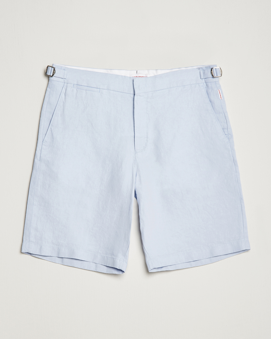 Herren | Shorts | Orlebar Brown | Norwich Linen Shorts Light Island Sky