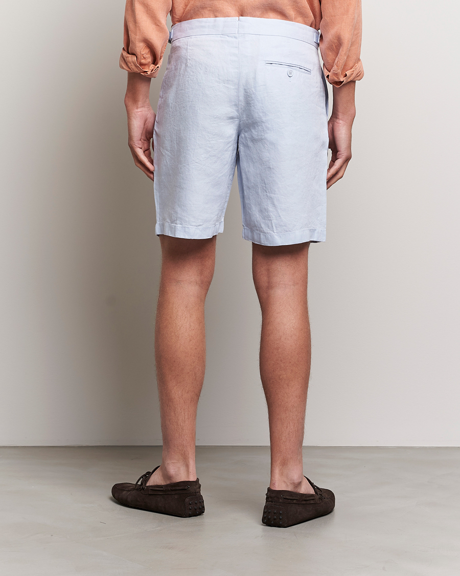 Herren | Shorts | Orlebar Brown | Norwich Linen Shorts Light Island Sky