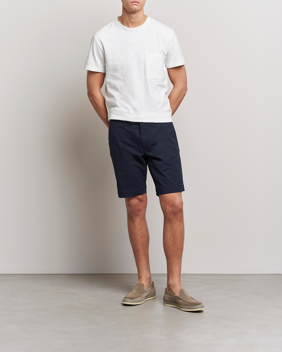Herren | T-Shirts | Orlebar Brown | OB Classic Garment Dyed Cotton T-Shirt White Sand