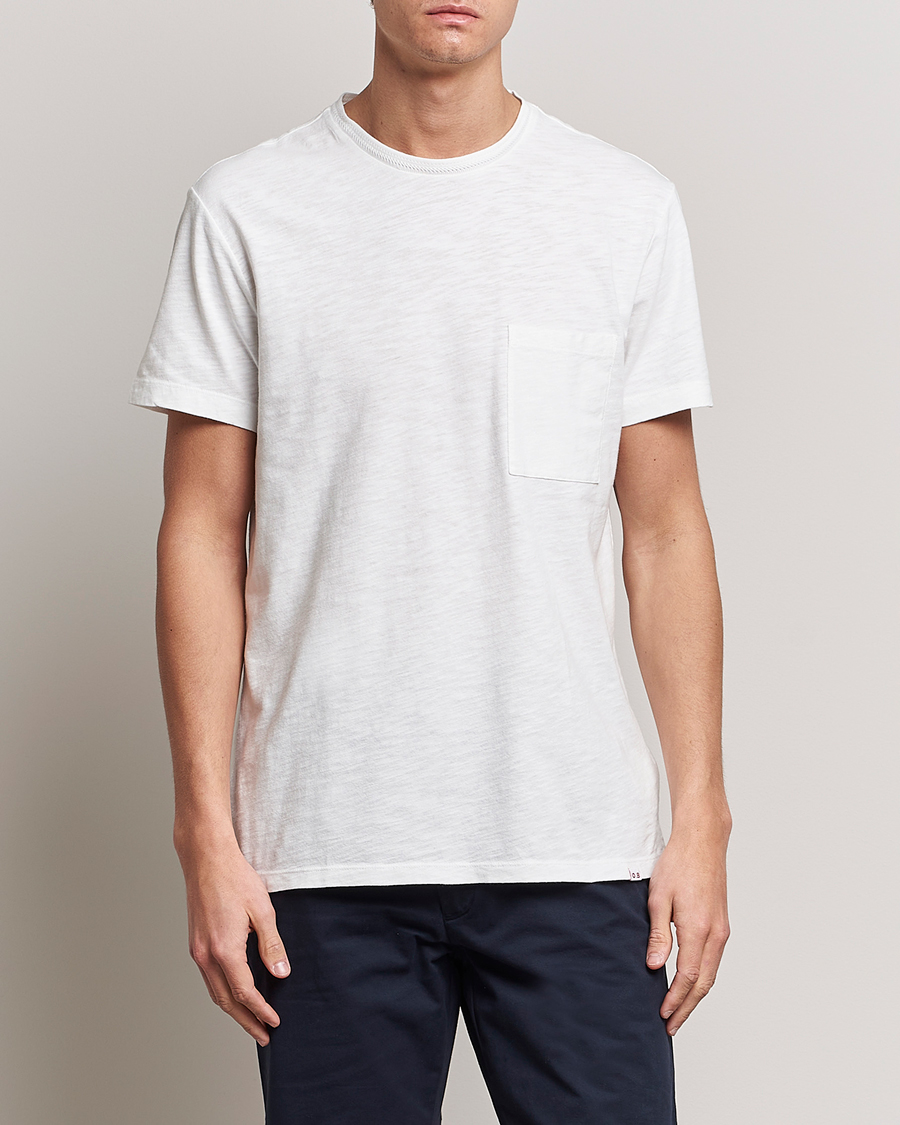 Herren | T-Shirts | Orlebar Brown | OB Classic Garment Dyed Cotton T-Shirt White Sand