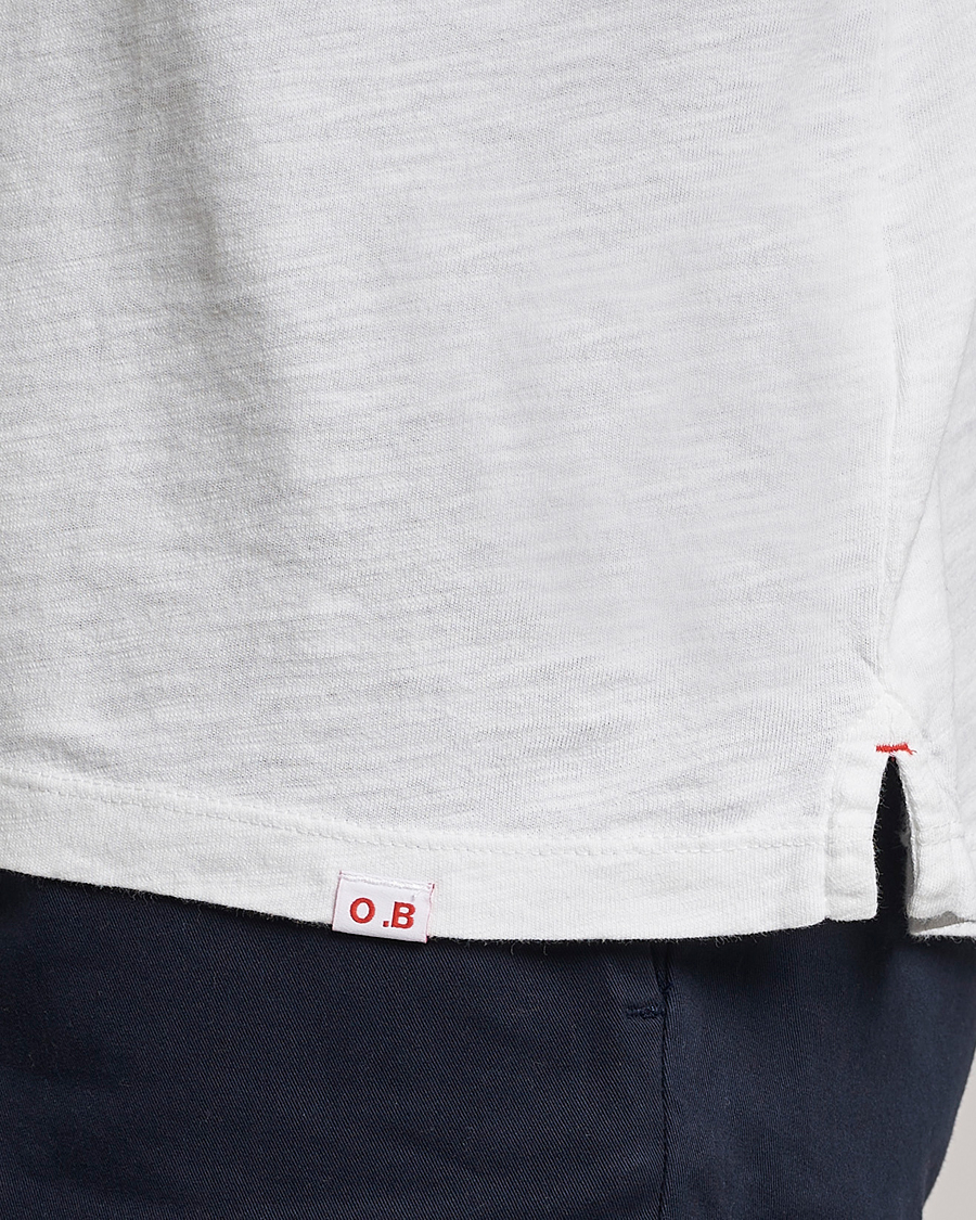 Herren | T-Shirts | Orlebar Brown | OB Classic Garment Dyed Cotton T-Shirt White Sand