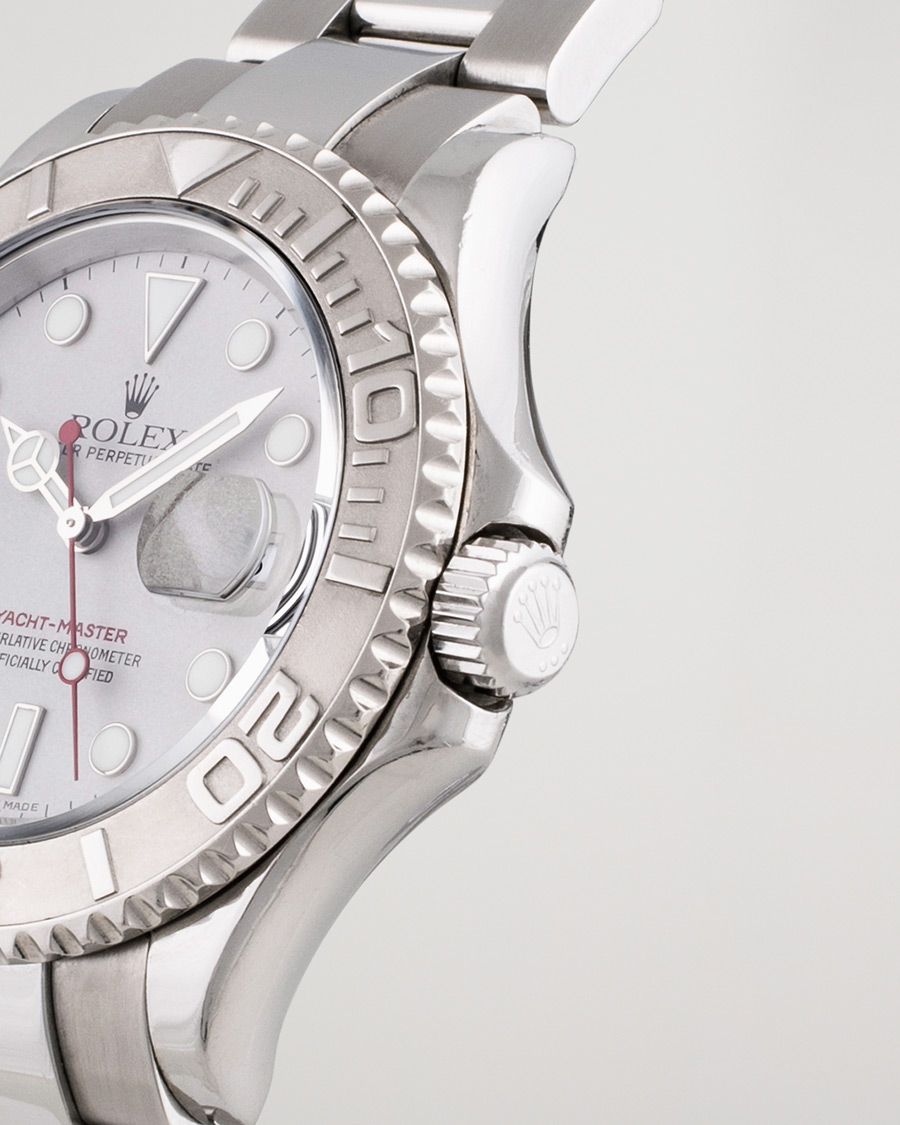Herren | Pre-Owned & Vintage Watches | Rolex Pre-Owned | Yacht Master 16622 Oyster Perpetual Steel Platinum Steel Silver
