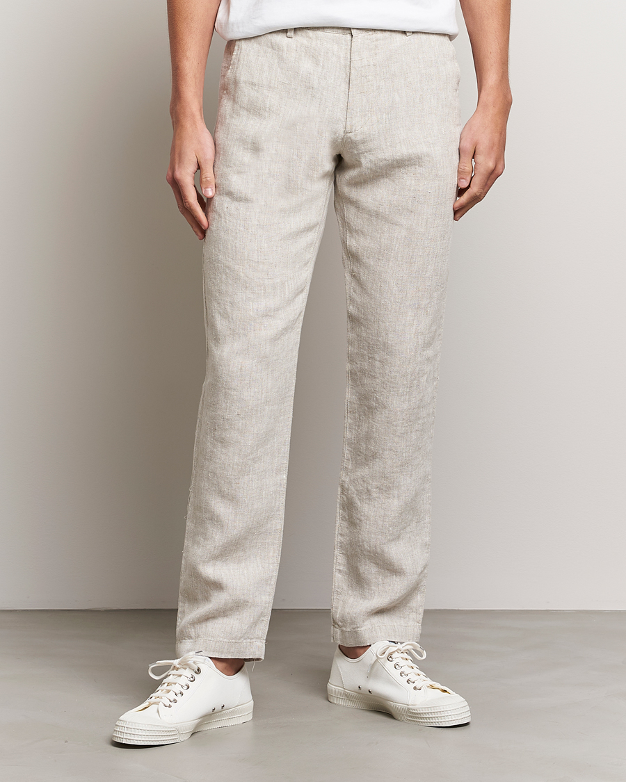 Herren | Hosen | NN07 | Karl Linen Trousers Oat