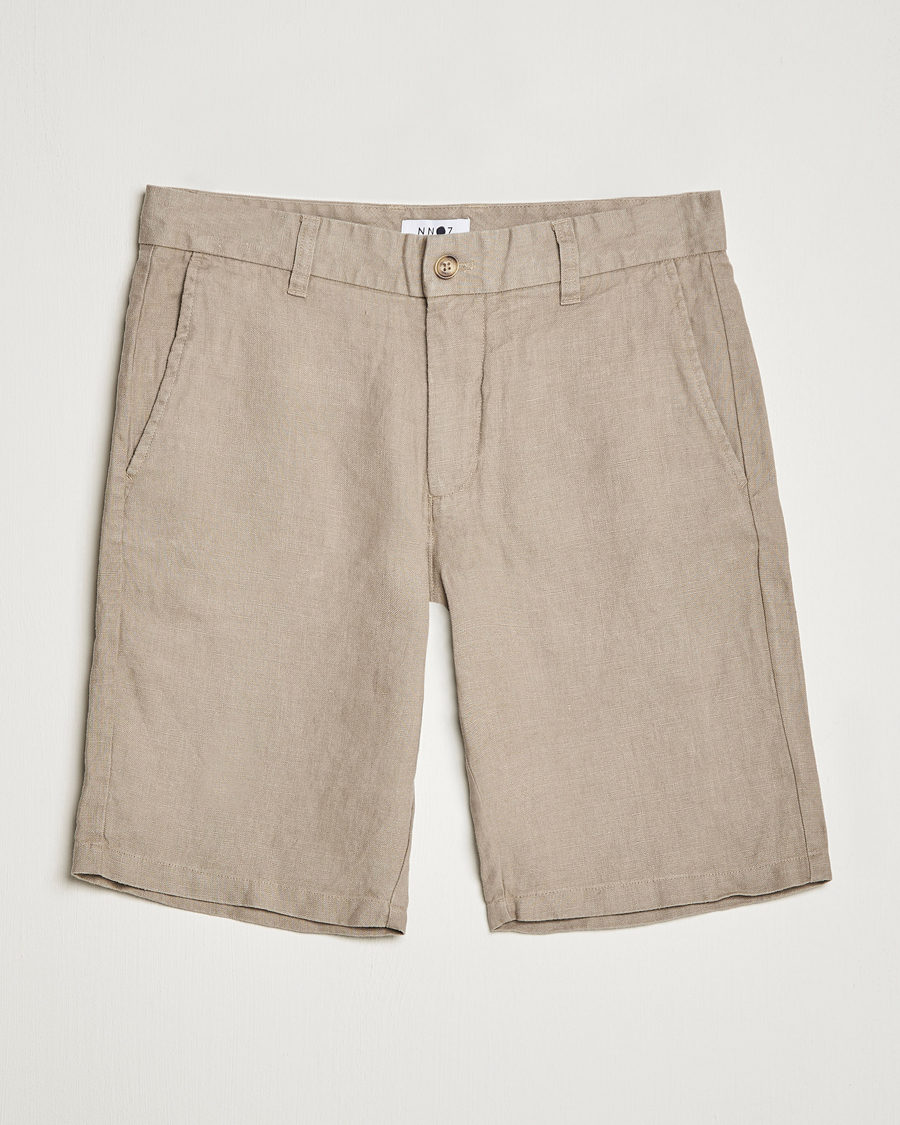 Herren | Shorts | NN07 | Crown Linen Shorts Greige