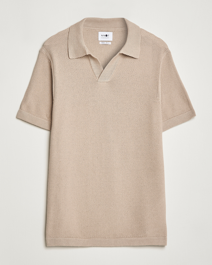 Herren | Poloshirts | NN07 | Ryan Organic Cotton Polo Greige