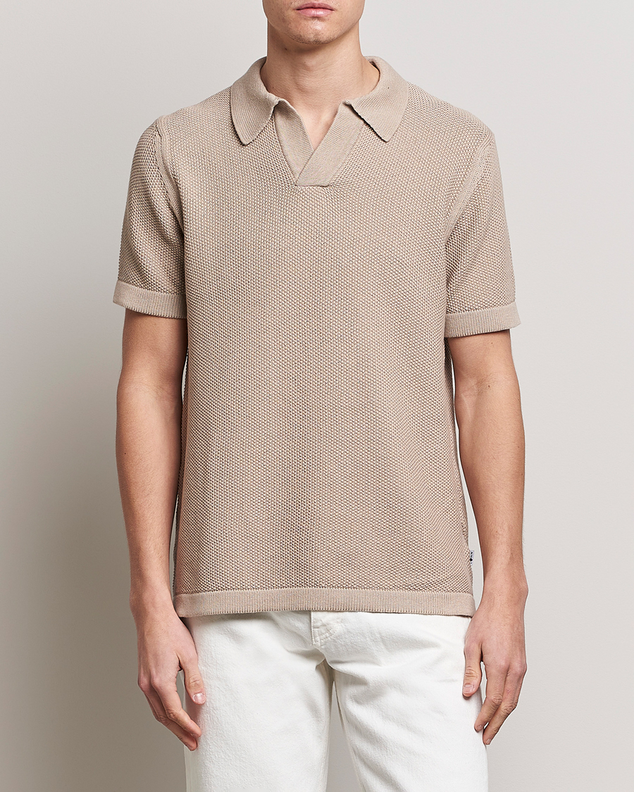 Herren | Poloshirts | NN07 | Ryan Organic Cotton Polo Greige